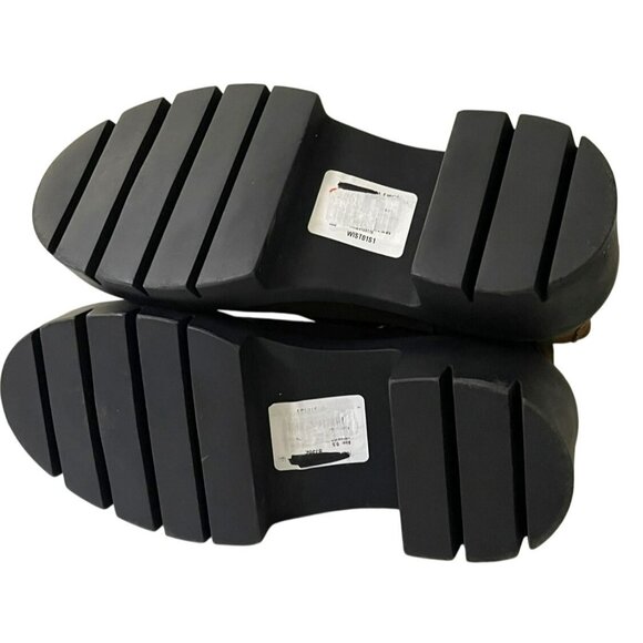 Steve Madden Wisteria Brown Suede Lug Platform Boots 9.5 NEW - Picture 6 of 8